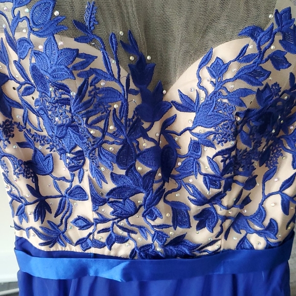 Royal Blue Evening Gown - Picture 3 of 5